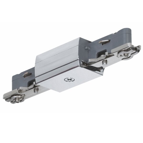 Paulmann URail Schienensystem Light&Easy Linien Verbinder Chrom 230V Metall