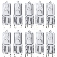 10 x Halogen Leuchtmittel 230V G9 40W Set