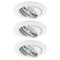 Paulmann Premium Einbauleuchten Set Power Flood LED 3x3W...