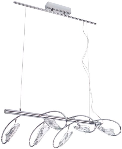 792.60  Paulmann Pineto Pendelleuchte 6x20W Chrom/Glas
