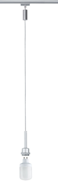 Paulmann URail Schienensystem DecoSystems Sparlampe Pendel Blanko 1x9W GU10 230V Metall Chrom matt