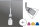 Paulmann URail Schienensystem DecoSystems Sparlampe Pendel Blanko 1x9W GU10 230V Metall Chrom matt