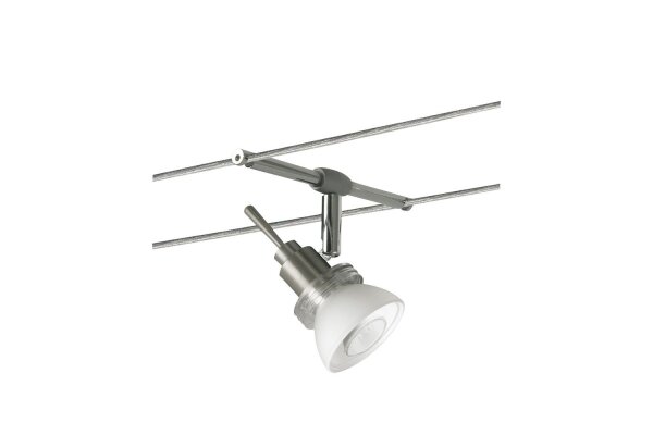 70.61 Paulmann Light&Easy Seil Spot Verbier 1x35w GU4 Opal Seilsystem