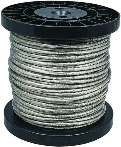 Paulmann Wire System L&E Sicherheits-Spannseil isoliert 100m 6qmm Klar