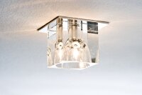 Paulmann Quality Einbauleuchten Set Glassy Cube 3x10W 60VA 230/12V G4 83/83mm Klar/Chrom Glas/Metall