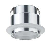 Paulmann Star Einbauleuchten Set Step rund LED 3x1W Warmweiß 3VA 45mm Alu/Satin