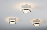 Paulmann Star Einbauleuchten Set Step rund LED 3x1W Warmweiß 3VA 45mm Alu/Satin