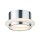 Paulmann Star Einbauleuchten Set Step rund LED 3x1W Warmweiß 3VA 45mm Alu/Satin