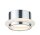 Paulmann Star Einbauleuchten Set Step rund LED 3x1W Warmweiß 3VA 45mm Alu/Satin
