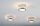 Paulmann Star Einbauleuchten Set Step rund LED 3x1W Warmweiß 3VA 45mm Alu/Satin