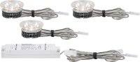 Paulmann 2Easy Einbauleuchten Basis-Set power LED 3x3,52W...