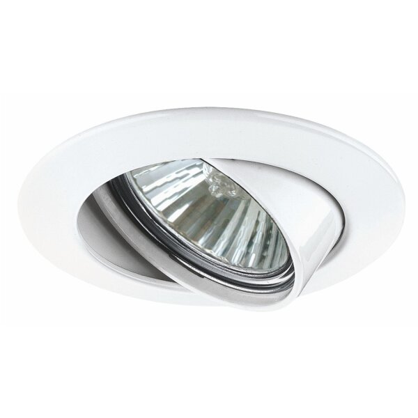 Paulmann Premium Einbauleuchten schwenkbar max.50W 230V GU10 51mm Weiß/Alu Zink