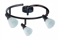 Paulmann Spotlight Classico Twister 3x42W G9 Rusty Iron...