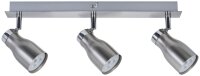 Paulmann Spotlights MeliLED Balken 3x3,5W GU10 230V Nickel satiniert Metall