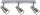 Paulmann Spotlights MeliLED Balken 3x3,5W GU10 230V Nickel satiniert Metall