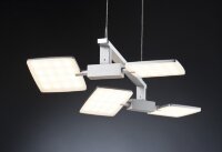 Paulmann Living Pendelleuchte Pad 4x5W LED Alu...