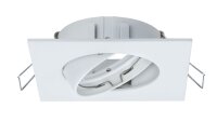 3er Spot-Set  Paulmann Premium Einbauleuchten Quadro schwenkbar 51mm Weiß matt