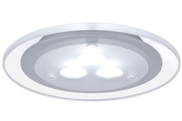Paulmann Möbel Einbauleuchten Deco LED 1x3W 3VA 230V 100mm Chrom matt 6500 K