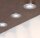 Paulmann 935.49 1er Set LED Einbauleuchten Micro Line 3W Chrom inkl Leuchtmittel
