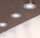 Paulmann 935.49 1er Set LED Einbauleuchten Micro Line 3W Chrom inkl Leuchtmittel