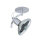Paulmann Quality Einbauleuchten Roncalli max.50W 230V GU10 110mm Chrom matt/Metall Leuchtmittell nicht enthalten
