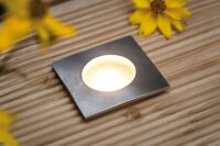 Paulmann Special MiniPlus Boden Einbauleuchten eckig IP67 Basis. 4x0,7W 2700K 12VA 43x43mm Edelstahl