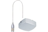 Paulmann WS HighWire Mono/Duo Stromeinspeisung max.1000/3000W Chrom matt 230V Kunstst