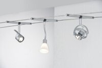 Paulmann Wire Systems DC Spot LED Twist Coin 1x4W Chrom matt/transparent 12V DC Kunststoff
