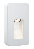 Paulmann Special Aufbauleuchte Set IP44 Wand Slot LED 2,4W 230V 93mm Weiß matt/Alu