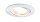 Paulmann Premium Einbauleuchten Set Coin satiniert rund schwenkbar LED 3x6,8W 2700K 230V 51mm Weiß matt/Alu Zink