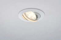 Paulmann Premium Einbauleuchten Set schwenkbar dimb. LED 3x8W 230V GU10 51mm Weiß/Metall