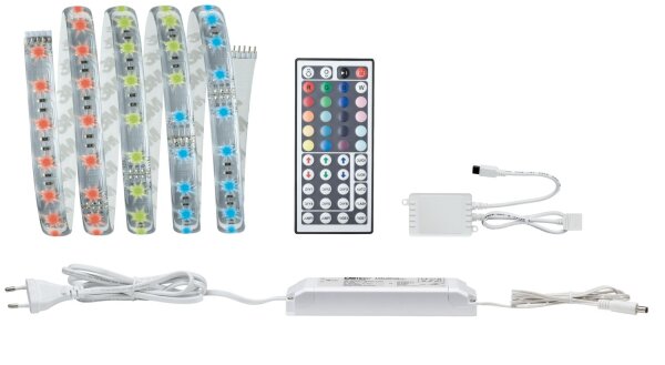 Paulmann Function MaxLED RGB Basisset 1,5m 20W 230/24V 36VA Silber Kunststoff