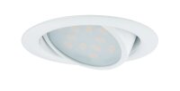 Paulmann Möbel Einbauleuchten Set LED schwenkbar 1x4,2W 7,5VA 230V/12 Weiß/Metall