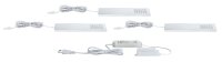 Paulmann Möbel Aufbauleuchte Set Pattern lang LED 3x2,2W 12VA 230/12V 190x66mm Chrom matt/Kunst.