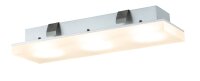 Paulmann Möbel Einbauleuchten Set Fleecy LED eckig...