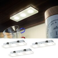 Paulmann Möbel Einbauleuchten Set Fleecy LED eckig...