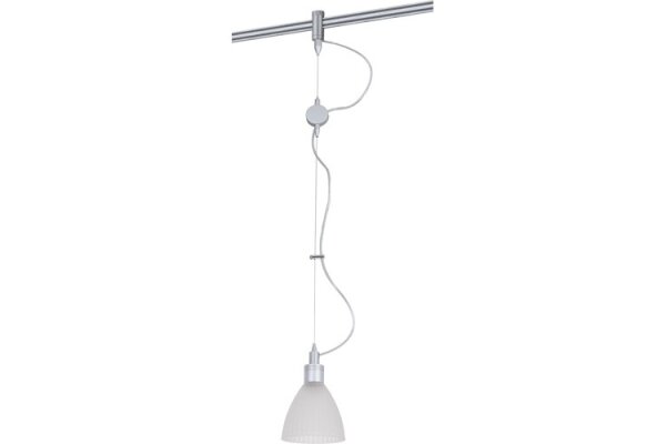 Paulmann Schienensystem Light&Easy Phantom Pendel Phil 1x40W G9 Titan/Satin 230V Metall/Kunststoff/Glas