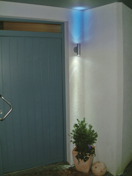 Paulmann Special Aufbauleuchte Set IP44 LED Facula bicolor 2x1W 230V Nickel gebürstet/Metall