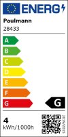 Paulmann LED Glasreflektor 3,7W GU10 230V 2700K dimmbar