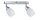 Paulmann Spotlight WolbalLED max 2x10W GU10 Chrom matt/Opal 230V Metall/Glas