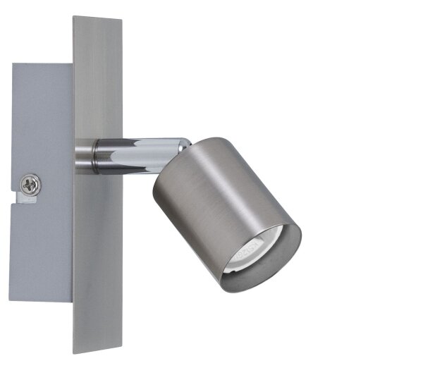 Paulmann Spotlight Georgia max 1x10W GU10 Nickel gebürstet 230V Metall
