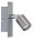 Paulmann Spotlight Georgia max 1x10W GU10 Nickel gebürstet 230V Metall