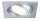 Paulmann Premium Einbauleuchten Set 3x7W 230V GU10 Alu Drilled Alu eckig schwenkbar dimmbar LED 460 lumen