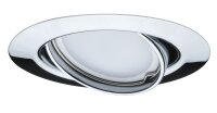 Paulmann Einbauleuchten Set LED schwenkbar 3x4,5W 230V GU10 51mm Chrom/Metall