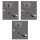 994.16  Paulmann Deco EBL Set Conus Spot 3x35W 105VA 230/12V GU4 Nickel satiniert Metall