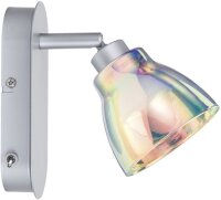 4x 600.11  Paulmann Lampenschirme DecoSystems Schirm Wolbi max.50W Glas Dichroitic