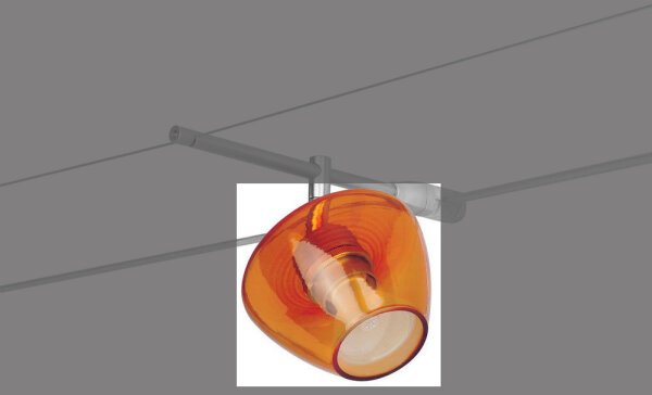 Ersatzglas für  Paulmann Deco Systems Zambaioni orange transp.