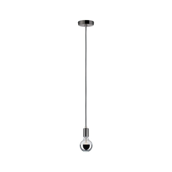 Paulmann Pendelleuchte IP44 max 20W E27 Schwarzchrom 230V Metall