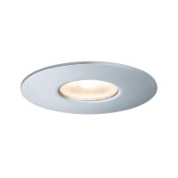 Paulmann Aussenleuchte House Einbauleuchten IP44 530 lumen 3000K 4,4W 230V 34° Silber Metall Acryl