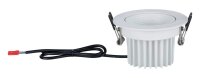 927.42 Premium EBL Helia rund schwb LED 2700K 8,7W 700mA 92mm ws matt Alu Acr